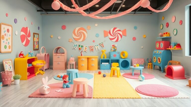 Creative Ideas for Designing a Kids Donut and Candy Themed Bedroom